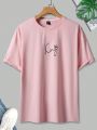Manfinity Hypemode Men's Crown & Letter Print T-shirt