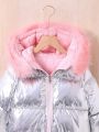 Teen Girls' Reversible Coat With Collar