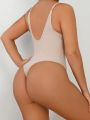 Women'S Sexy Front Button Shapewear Bodysuit