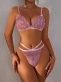 Women'S Sexy Lace Lingerie Set (Bra + Panties) 2pcs, Valentine'S Day