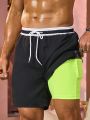 Men's Drawstring Waist Swimwear