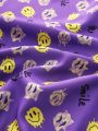 Men'S Cartoon Face Printed Boxer Shorts