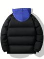 Manfinity Hypemode Men Drawstring Hooded Puffer Coat