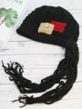 1pc Women's Handmade Casual Crochet Knit Beanie Hat With Soft & Feminine Style, Suitable For Winter Travel