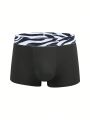 Men'S 5pcs Zebra Pattern Boxer Briefs