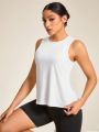 SHEIN Daily&Casual Women's Open Back Sports Tank Top