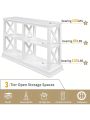 Console Table with 3-Tier Open Storage Spaces and 