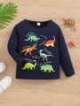 Young Boy Dinosaur Print Tee