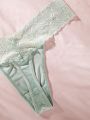 3pcs Women's Lace Thongs