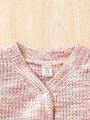 Baby Girls' Marble Knit Button Front Cardigan