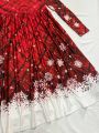 Snowflake Printed Dress For Women