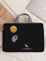 14 Inch Cartoon Astronaut Pattern Laptop Bag