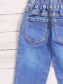 Baby Boys' (small) Slim Fit Washed Denim Jeans