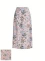 thaonca Ladies' Paisley Print Skirt