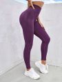 Yoga Basic Seamless Tummy Control Sports Leggings