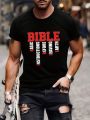 Men's Letter Print T-shirt