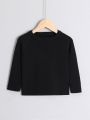 Young Boy Solid Raglan Sleeve Sweater