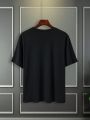 Men's Plus Size Printed Slim Fit T-shirt