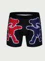 Men's Underwear With Bear Pattern