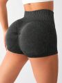 Yoga High Street Ribbed Knit Sports Shorts