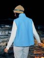 In My Nature 1pc Women's Color Collision Outdoor Vest Jacket