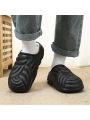 Men's Winter Slippers Warm Plush Anti-slip Thick-sole Waterproof Couples' Indoor & Outdoor Slipper Shoes