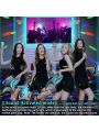 1pc Dj Disco Ball Light With Sound Control Led Stage Light, Remote Control Party Strobe Light For Birthday Gift Bar Club Christmas Halloween Wedding Home Decoration