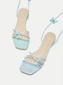 SHEIN Fashion Butterfly Decor Strappy Sandals