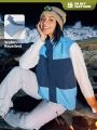 In My Nature 1pc Women's Color Collision Outdoor Vest Jacket