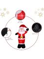 8ft with 4 String Lights Inflatable Garden Santa Claus Decoration