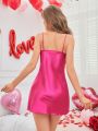 Lace Trim Satin Cami Nightdress