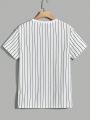 Manfinity Hypemode Men's Knit Casual Striped T-shirt