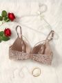 Floral Lace Underwire Bra