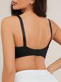 Maternity Solid Color Comfortable Camisole Bra Set (3pcs)