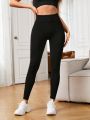 Yoga Basic Women's Wide Waistband Sports Leggings