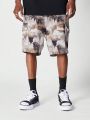 SUMWON Cargo Twill Short With All Over Print