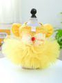 1pc Pet Clothes Dog & Cat Apparel Princess Wedding Dress Style Skirt For Autumn And Winter