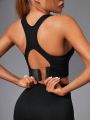 Running Seamless Yoga Workout Back Closure Sports Bra