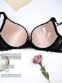 Women'S Lace Patchwork Bra With Steel Rim