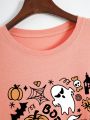 Plus Halloween Print Tee