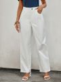 SHEIN Frenchy Women's Pocketed Long Pants