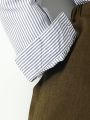 SHEIN Tween Boys' Fashionable & Versatile Suspenders Gentleman Suit