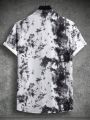 Manfinity EMRG Men'S Tie Dye Short Sleeve Shirt