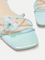 SHEIN Fashion Butterfly Decor Strappy Sandals