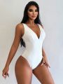 SHEIN Swim Chicsea Exquisite And Elegant One-piece Swimsuit