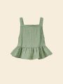 Cozy Cub Baby Ruffle Hem Cami Top & Shorts