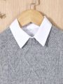 Boys' Basic Casual Versatile Sweater For Fall/winter