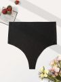 Ladies' Solid Color Thong