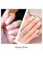 1200PCS Short Half Cover Nail Tips- Natural Oval Nails & Clear French Nails 12 Different Size