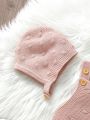 Baby Girls' Sweater Romper With Hat